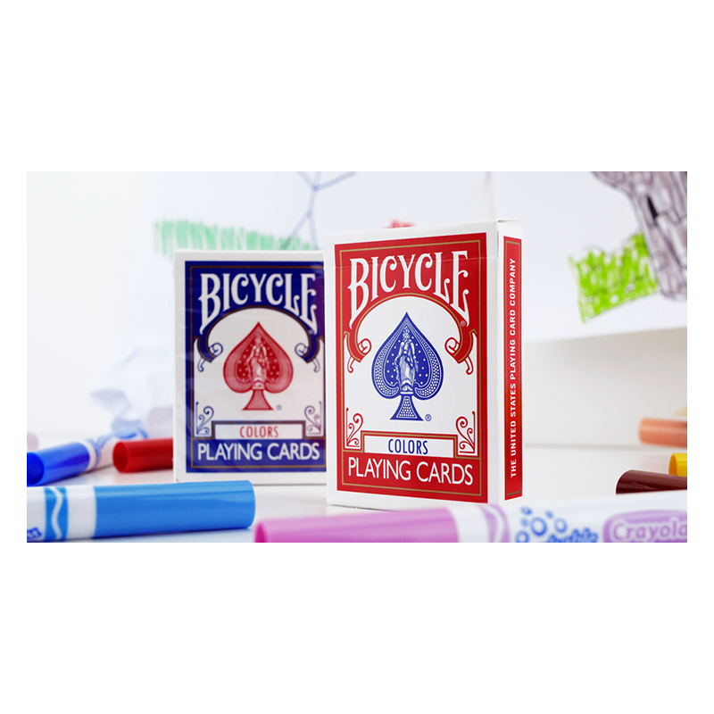Set de 11 cartes gaff couleurs pour routines Bicycle