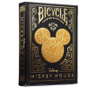 jeu de carte bicycle noir et or