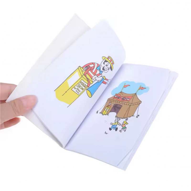 Tour de magie du livre à colorier pour anniversaire