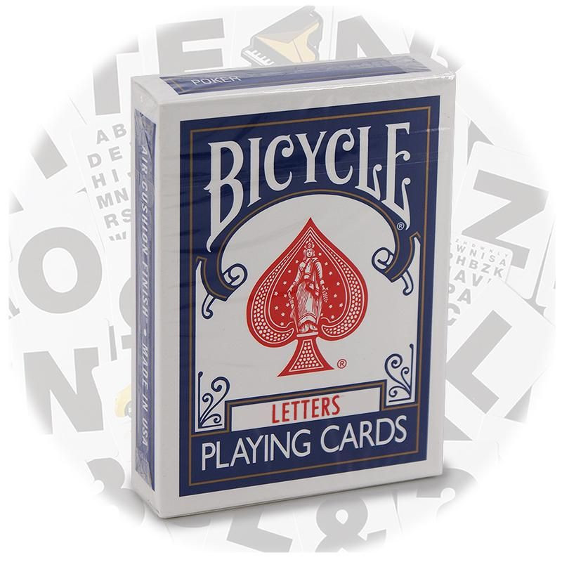 Routine avec cartes lettres Bicycle - Mentalisme