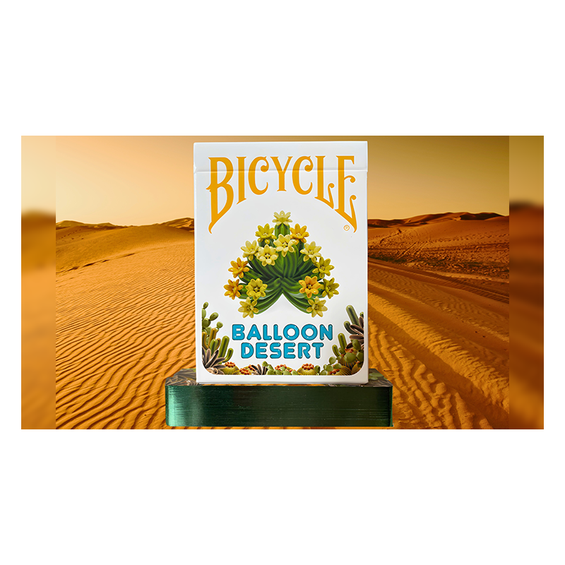 Gilded Bicycle Balloon Desert Playing Cards
