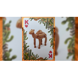 Gilded Bicycle Balloon Desert Playing Cards