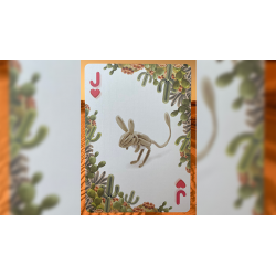 Gilded Bicycle Balloon Desert Playing Cards