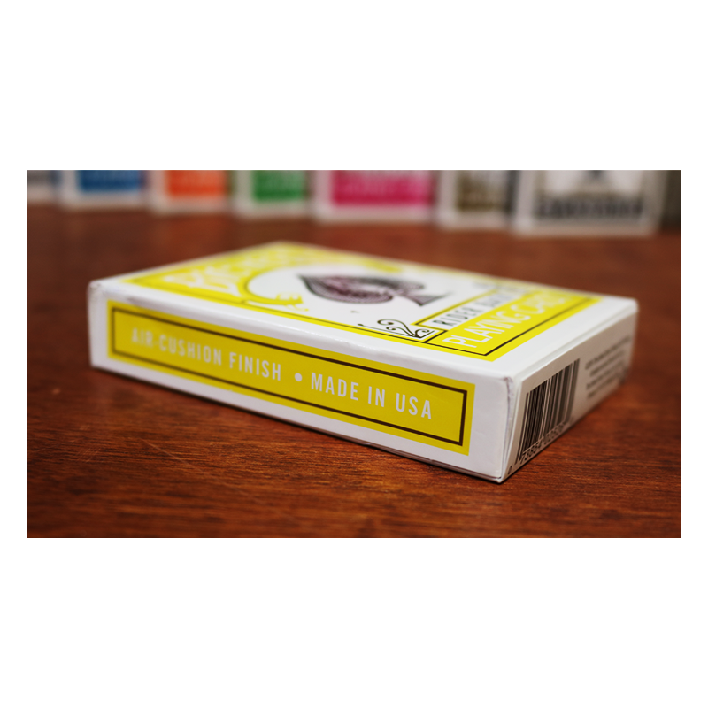 Bicycle Yellow Playing Cards - Pack complet