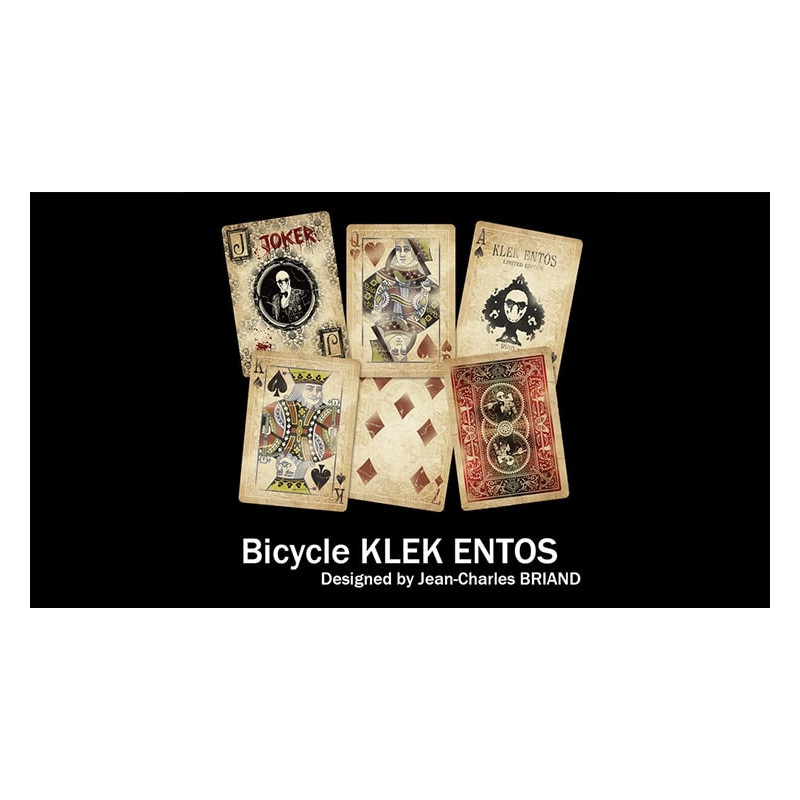 Klek Entos Playing Cards - Design mystérieux et sombre