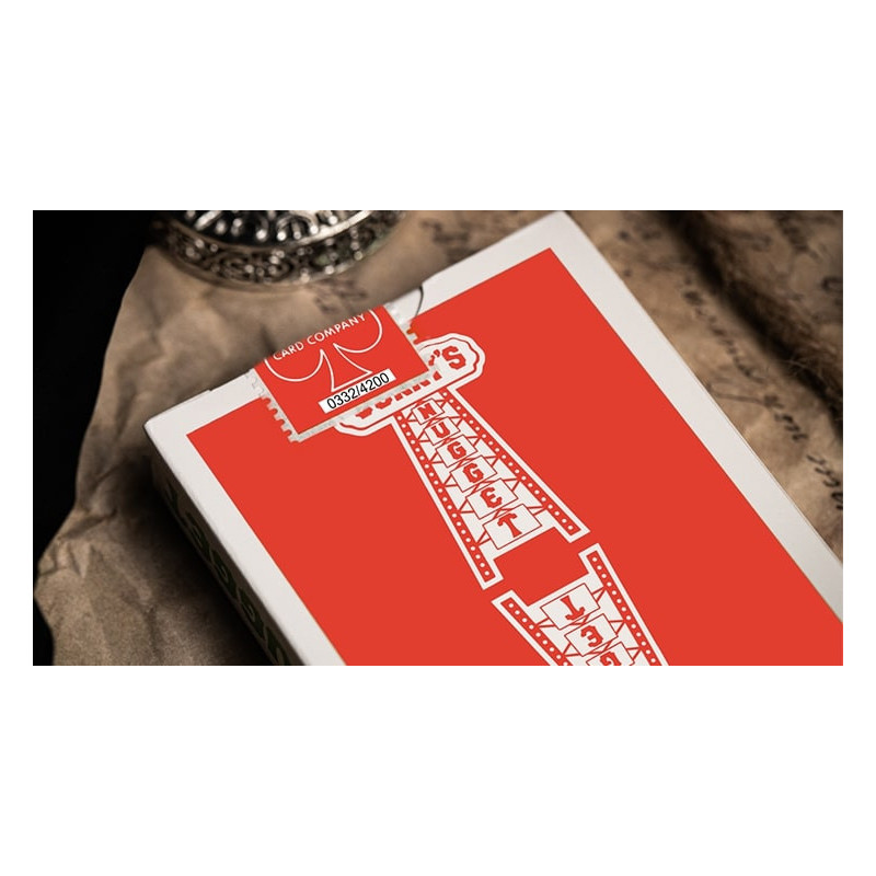 Faces de cartes monochromes Atomic Red