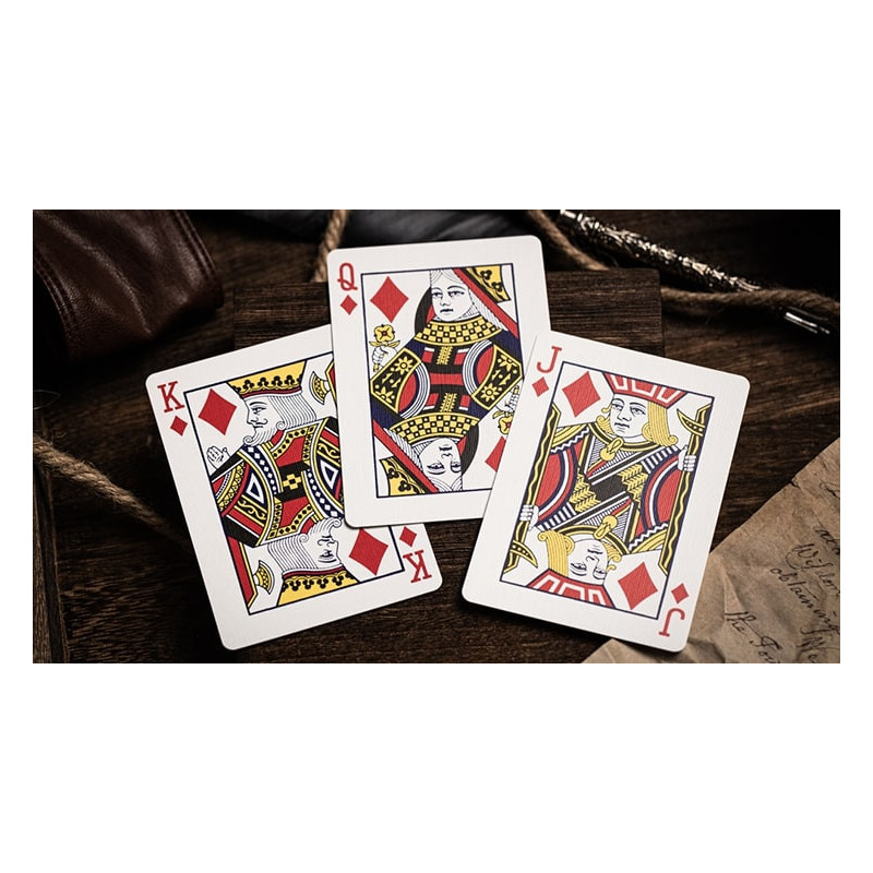 Jerry's Nugget (Atomic Red) Marked Monotone Playing Cards