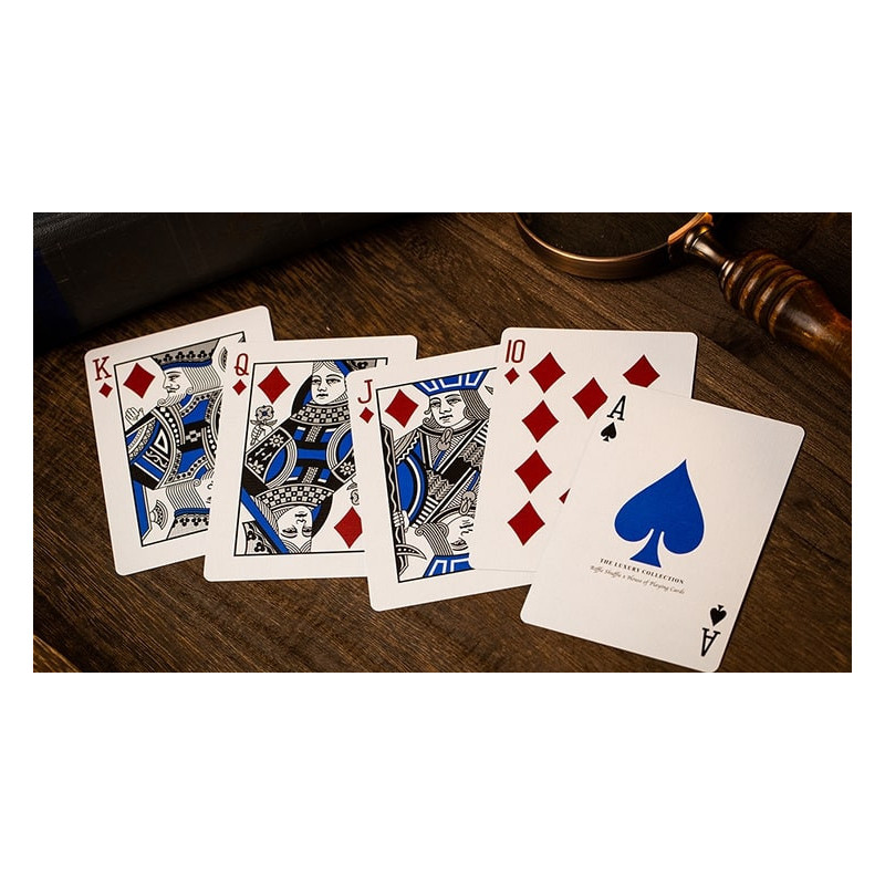 Dos de cartes bleu minimaliste NOC Luxury Edition