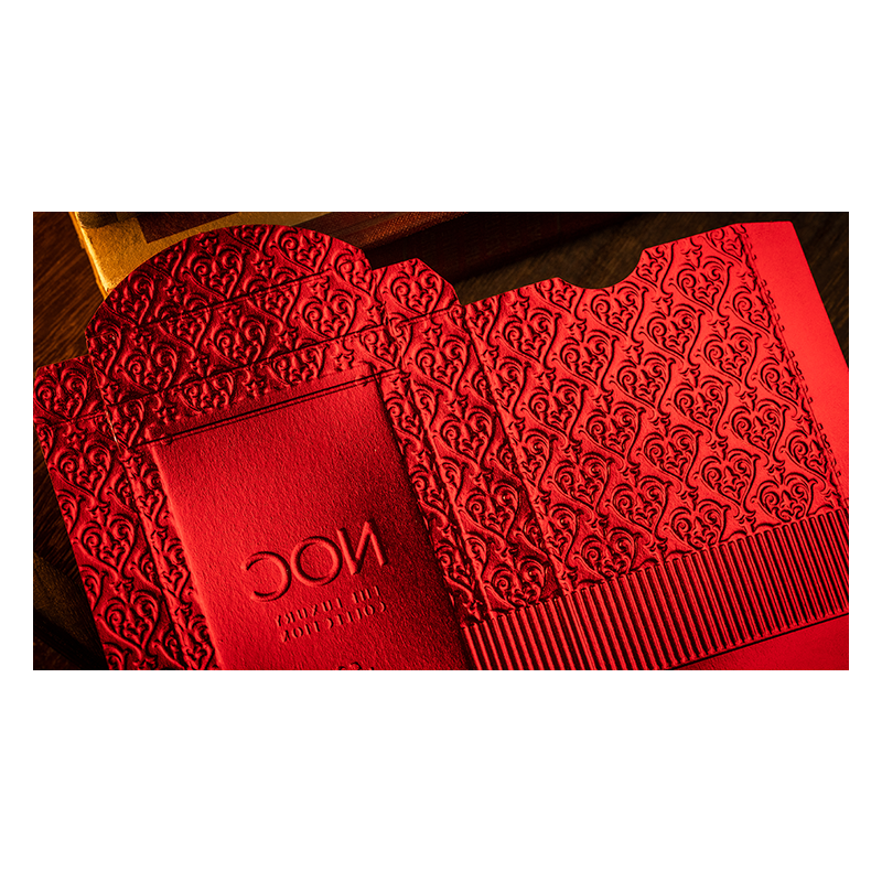 Dos de cartes rouge intense NOC Luxury Edition