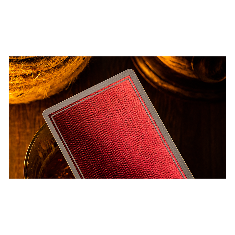 Étui de collection rouge avec gaufrage NOC
