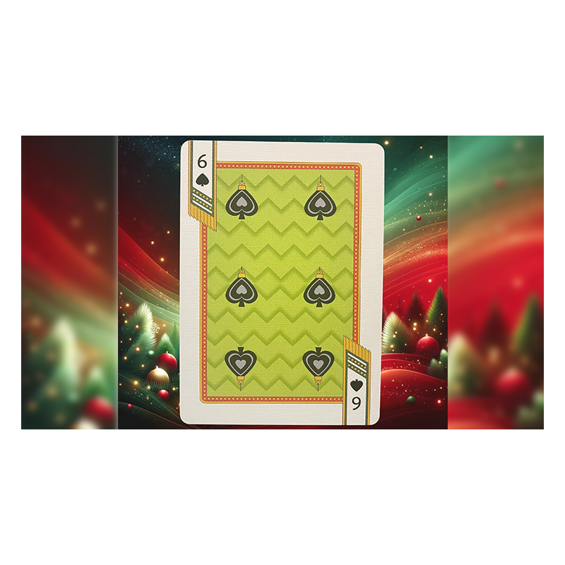 Jeu de cartes de luxe Bicycle Nutcracker Green Gilded