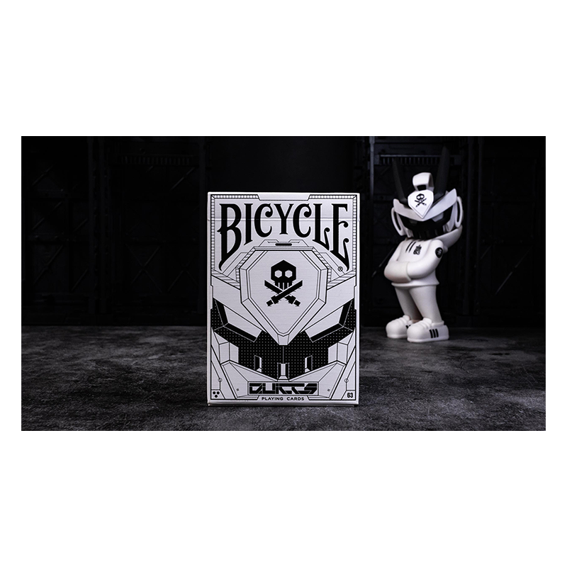Bicycle Quiccs Ghost White Playing Cards