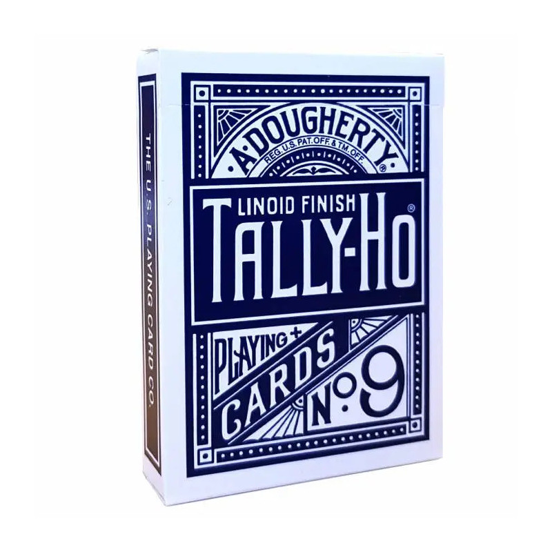 Cards Tally Ho Fan Back Poker size (Blue)