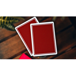 NOC Pro 2021 Burgundy Red Playing Cards
