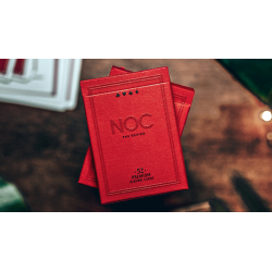 NOC Pro 2021 Burgundy Red Playing Cards