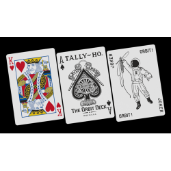 Orbit Tally Ho Circle Back Red Playing Cards