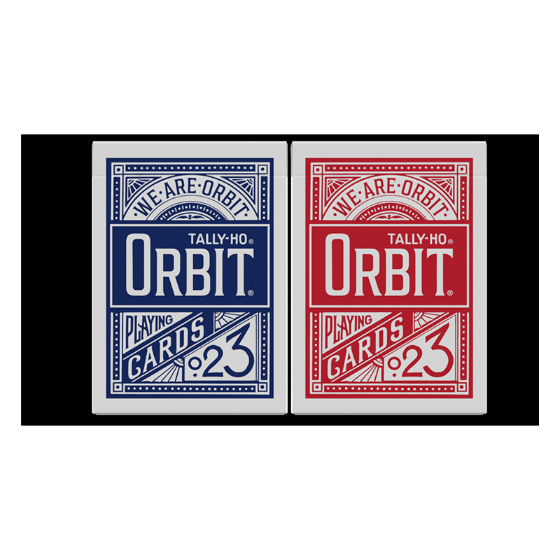 Orbit Tally Ho Circle Back Red Playing Cards