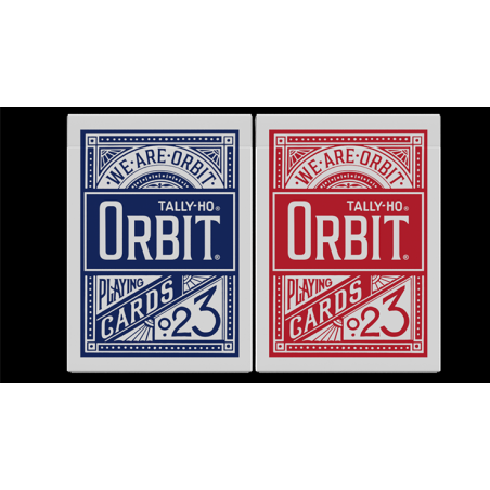 Orbit Tally Ho Circle Back Red Playing Cards