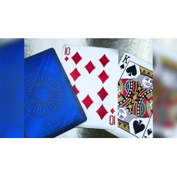Tally Ho Blue (Circle) MetalLuxe Playing Cards