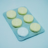 YELLOW CANDIES IN BLISTER PACK