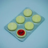 YELLOW CANDIES IN BLISTER PACK