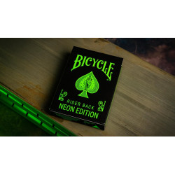 Bicycle Neon Rider Back Green-Glo Deck Playing Cards