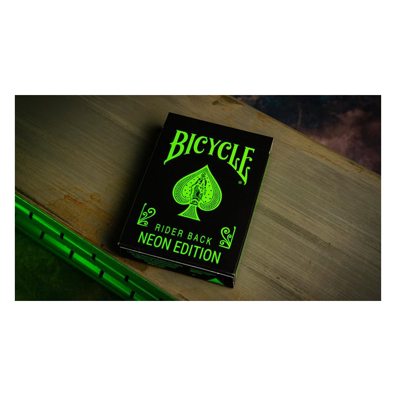 Bicycle Neon Rider Back Green-Glo Deck Playing Cards Bicycle Neon Rider Back Green-Glo Deck Playing Cards