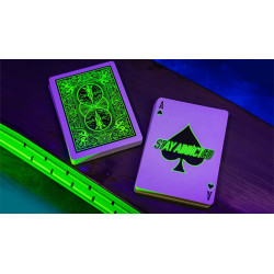 Bicycle Neon Rider Back Green-Glo Deck Playing Cards