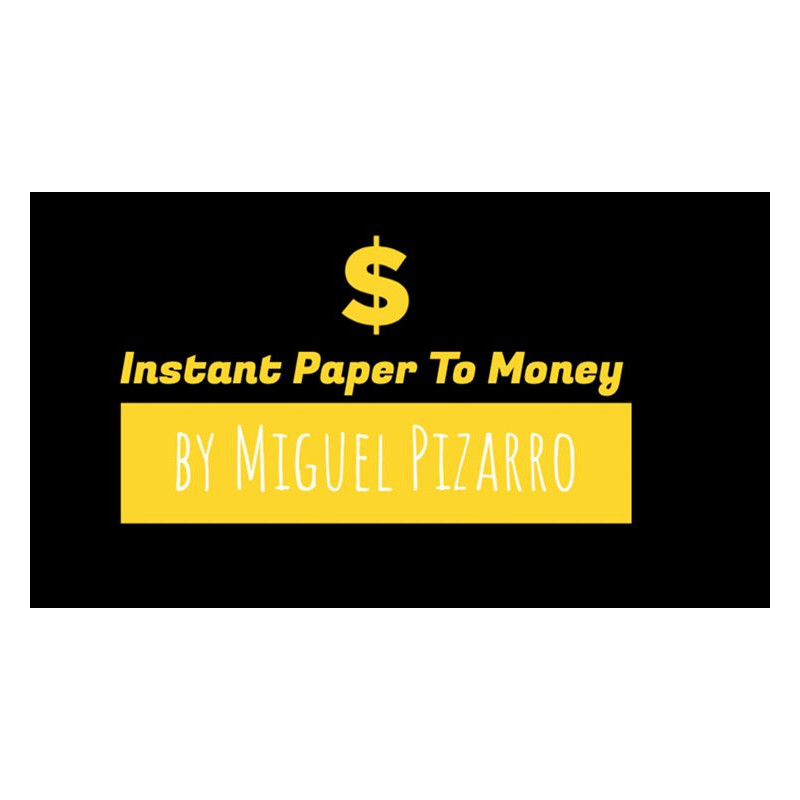 Instant Paper to Money (Euro) by Miguel Pizarro Instant Paper to Money (Euro) by Miguel Pizarro