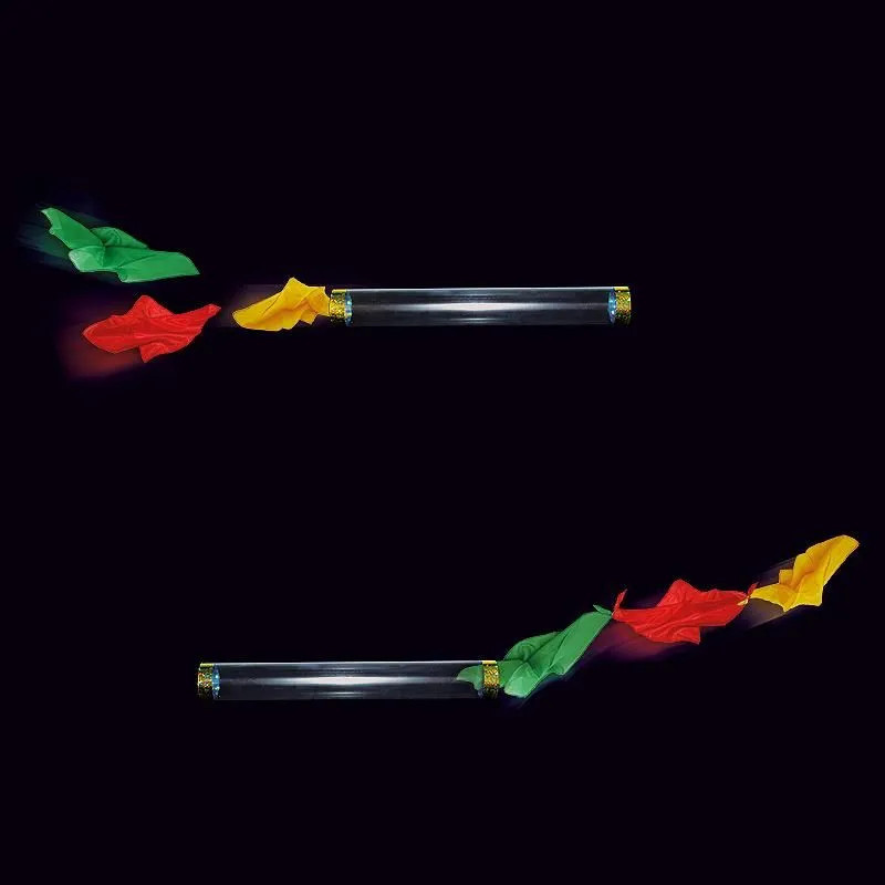 Crystal Tube - Tour de magie avec foulards et tube transparent