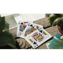 Cherry Casino (Tropicana Teal) Playing Cards by Pure Imagination Projects