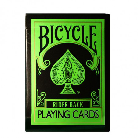 Bicycle - Reverse Green & Black, visuel principal du jeu de cartes