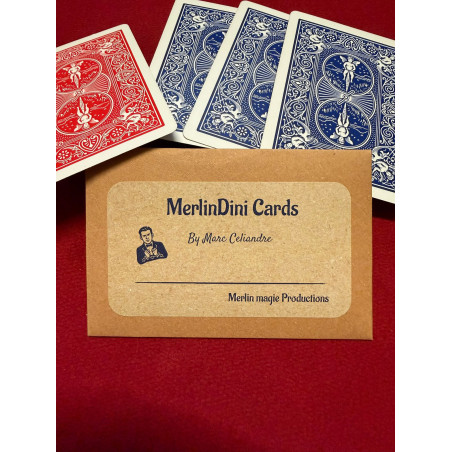 MerlinDini Cards by Marc Celiandre, visuel principal du jeu