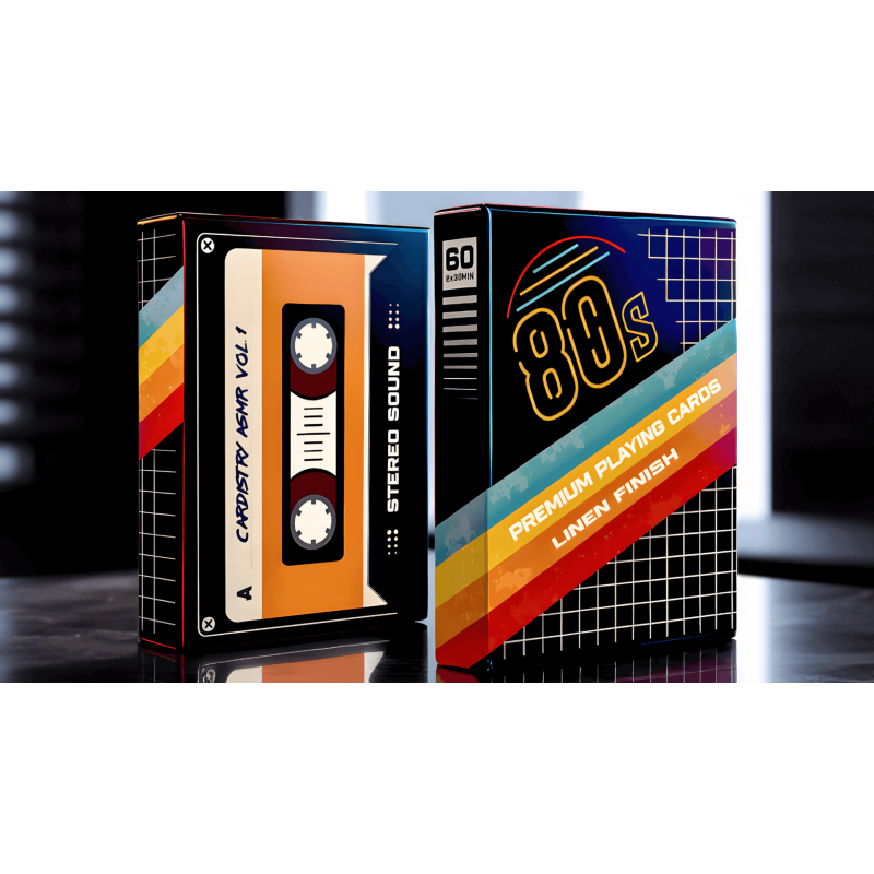 80s Playing Cards - Design rétro inspiré des années 80