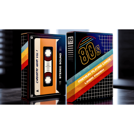 80s Playing Cards, jeu de cartes au design rétro années 80