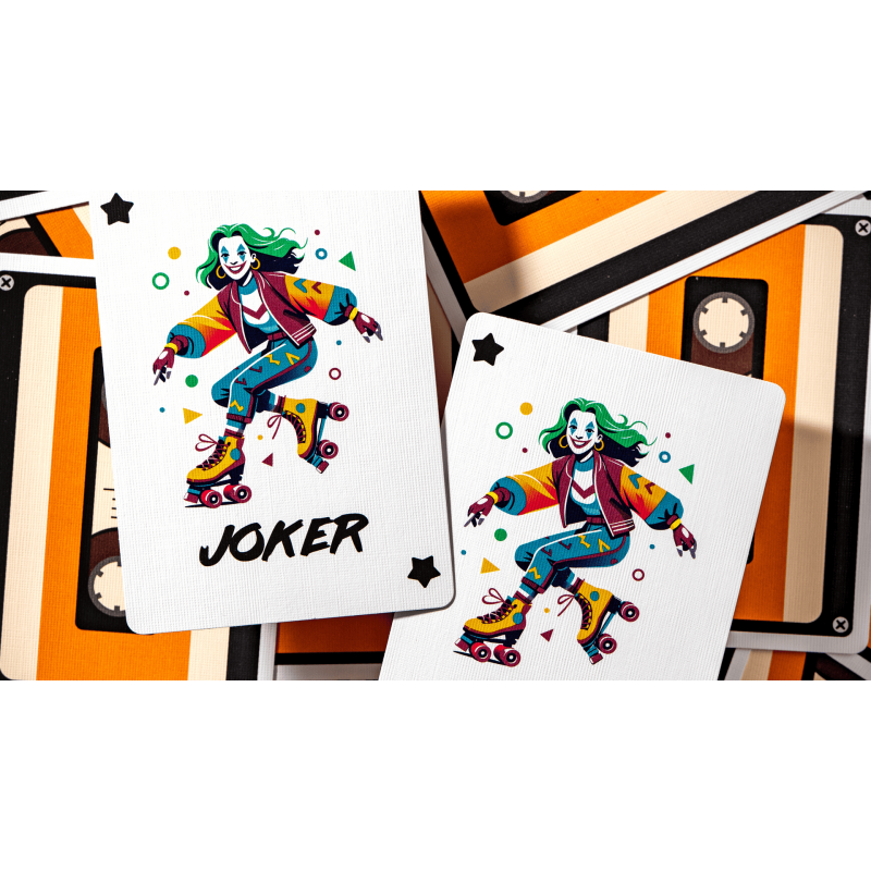 Jeu de cartes nostalgique années 80