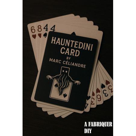 Hauntedini card by Marc Celiandre à fabriquer, kit de carte hantée