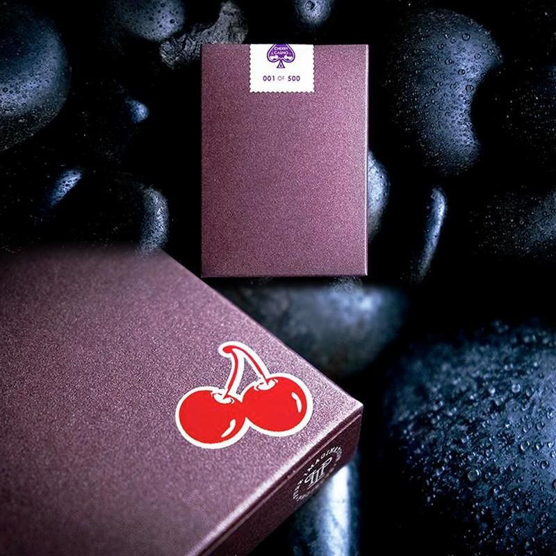 Dos de cartes Cherry Casino Purple Edition