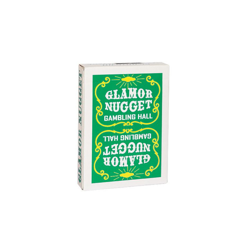 Glamor Nugget - Green, jeu de cartes vert émeraude