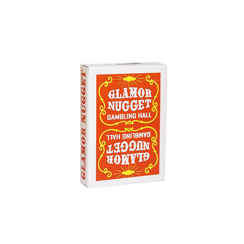 Glamor Nugget - Orange, jeu de cartes couleur orange vibrante