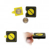 Coin Thru Coin - 2 Euro, effet de pénétration de métal