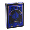 Bicycle - Reverse Blue & Black, faces du jeu de cartes inversé
