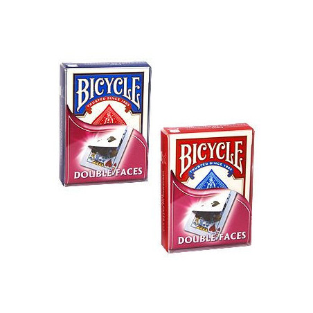 Bicycle - Double faces, jeu de cartes spécial pour magiciens