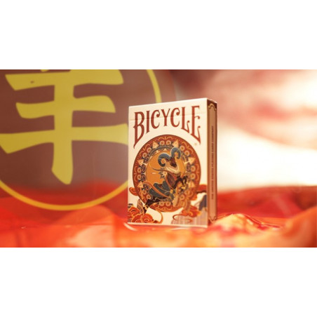Chèvre – Bicycle Chinese Zodiac Playing Cards, année de la Chèvre