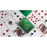 Bicycle Metalluxe Green Playing Cards by US Playing Card Co., dos émeraude