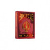 Bicycle Metalluxe Red Playing Cards by US Playing Card Co., jeu de luxe