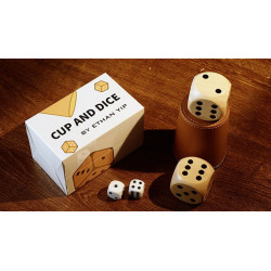 Cup And Dice par Ethan Yip - Magie de dés sous un gobelet