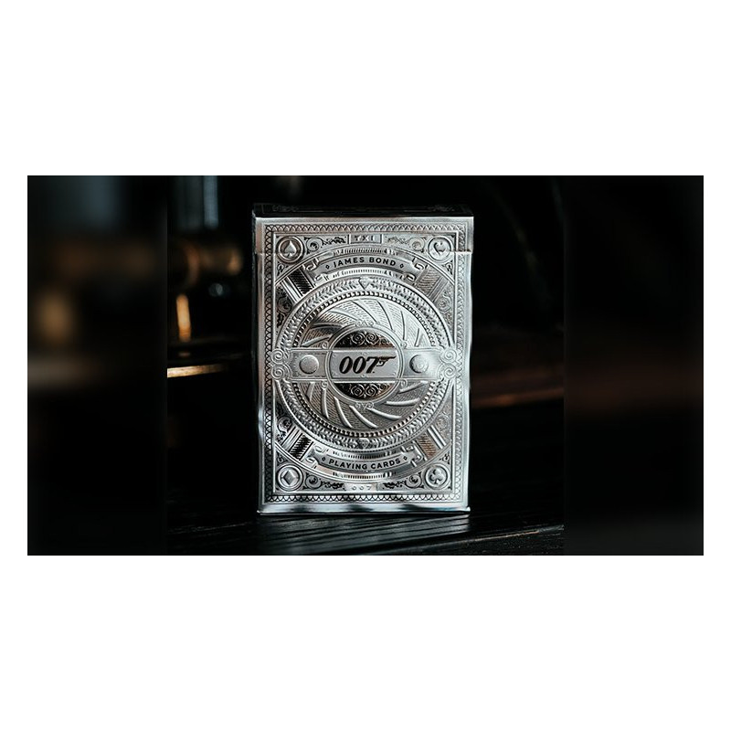 Cartes James Bond Silver Edition par theory11, finition argentée
