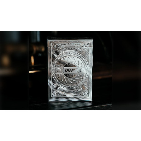 Cartes James Bond Silver Edition par theory11, finition argentée