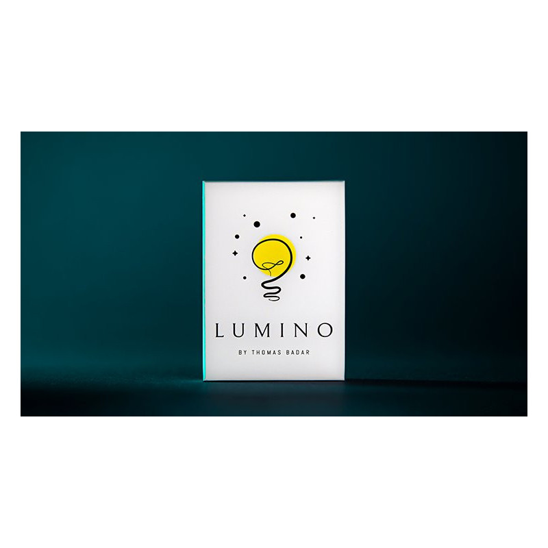 Lumino Bleu par Thomas Badar, carte illuminée à vue